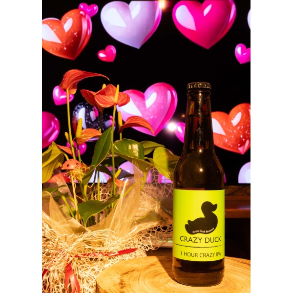 BeerCatcher, februar 2025 CRAZY DUCK BREWERY 1 HOUR CRAZY IPA